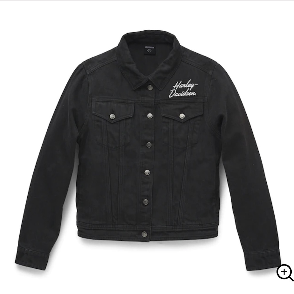 Harley-Davidson Women’s Black Denim Jacket